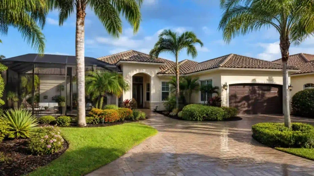 Well-maintained rental home in Estero FL prepared for winter tenants